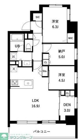 アーバンパーク立石の物件間取画像
